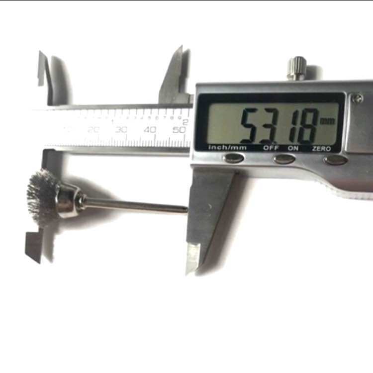 Chổi chén thép đánh gỉ 16mm cán 3mm