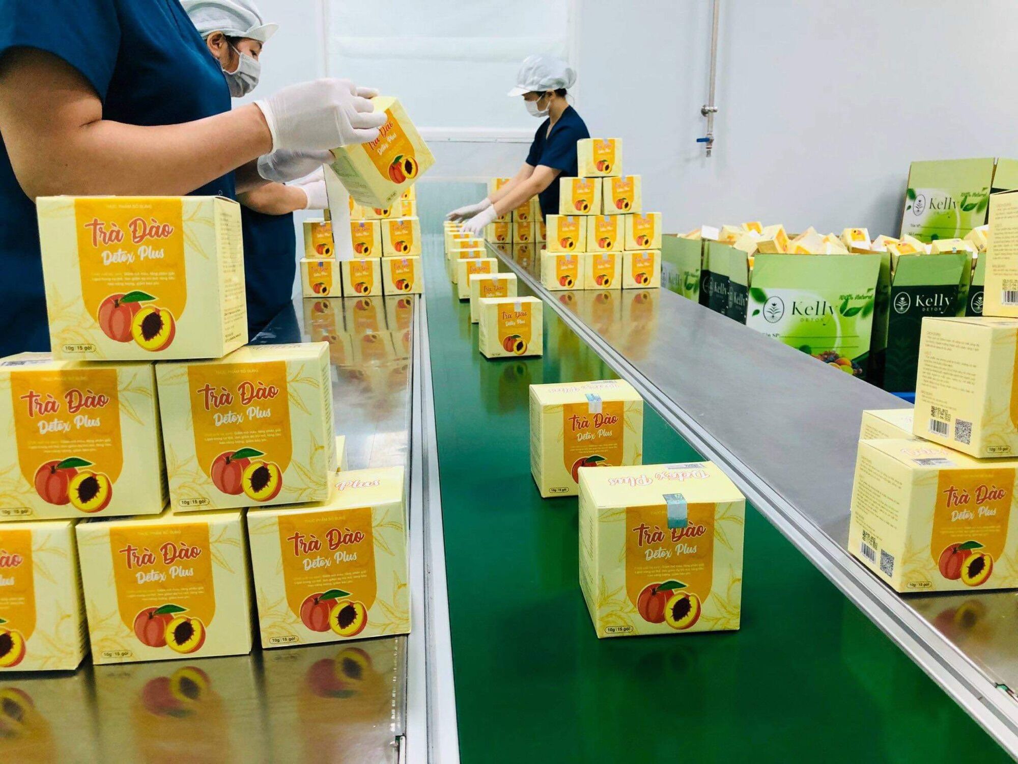 5 gói Trà đào giảm cân Detox plus - CHÍNH HÃNG