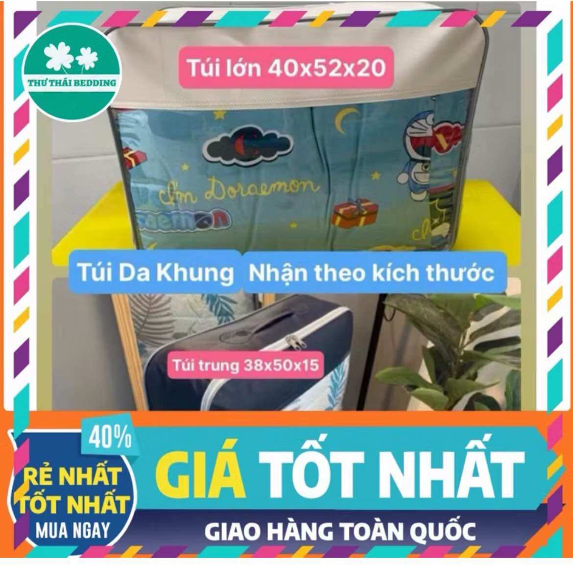 Túi đựng bộ chăn ga cao cấp