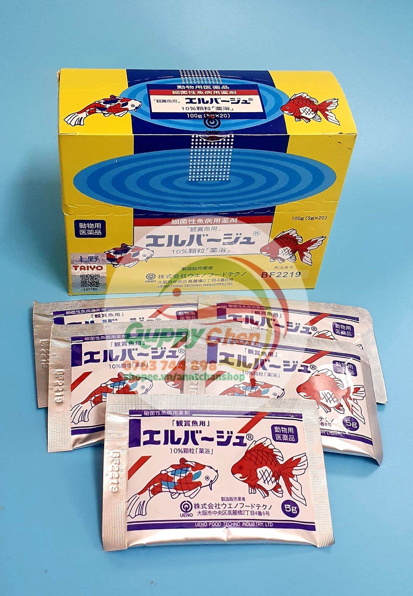 Tetra Nhật gói 5g Chuyên Xử Lý Nấm , Dưỡng Cá