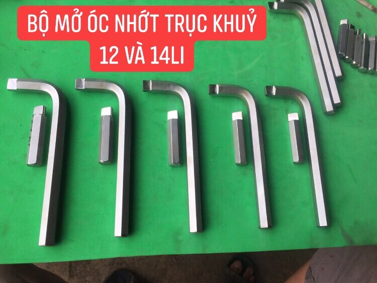 Bộ lục giác mở óc nhớt máy d15-d40