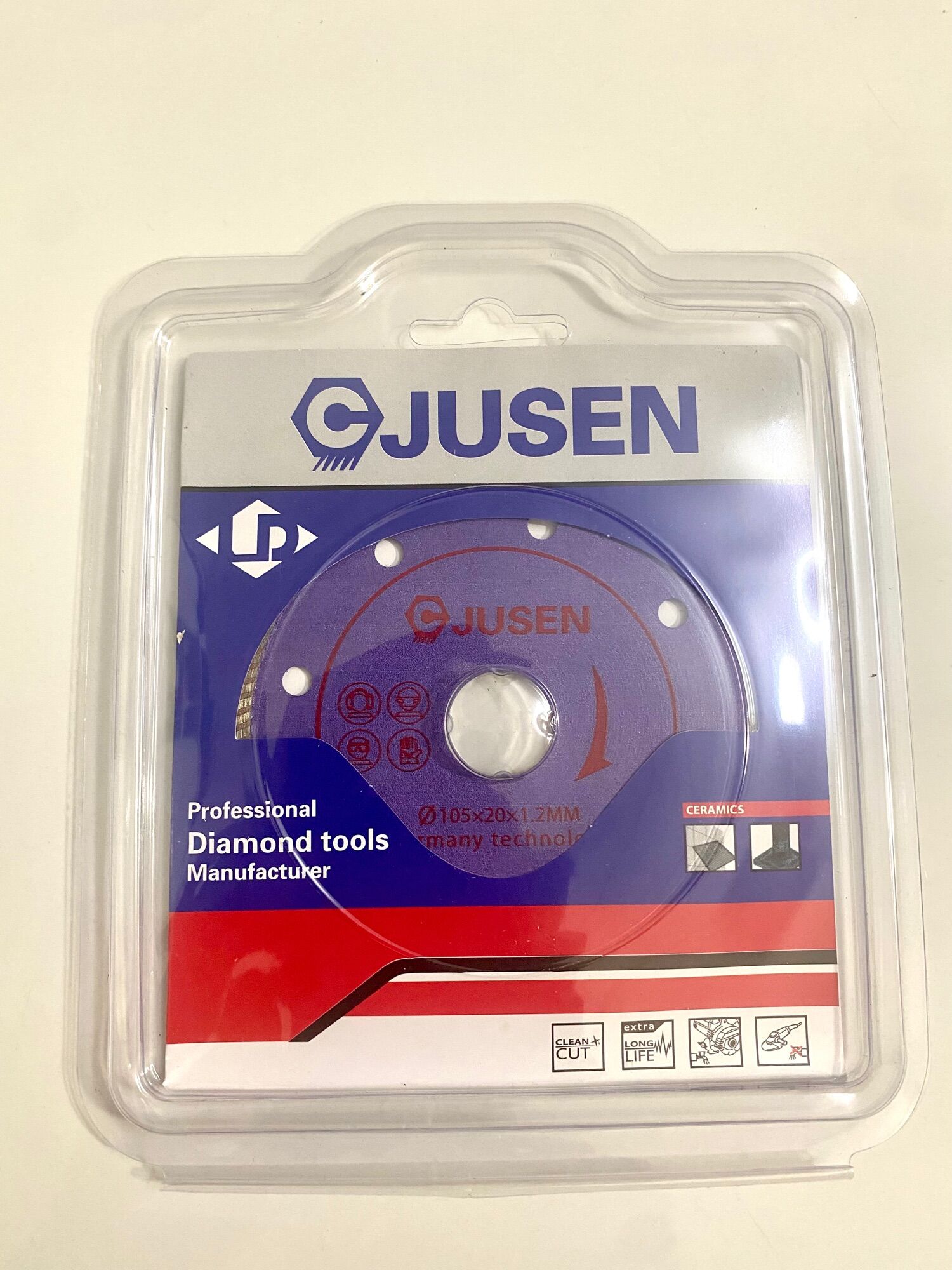 Lưỡi cắt gạch đa năng Jusen 105mm