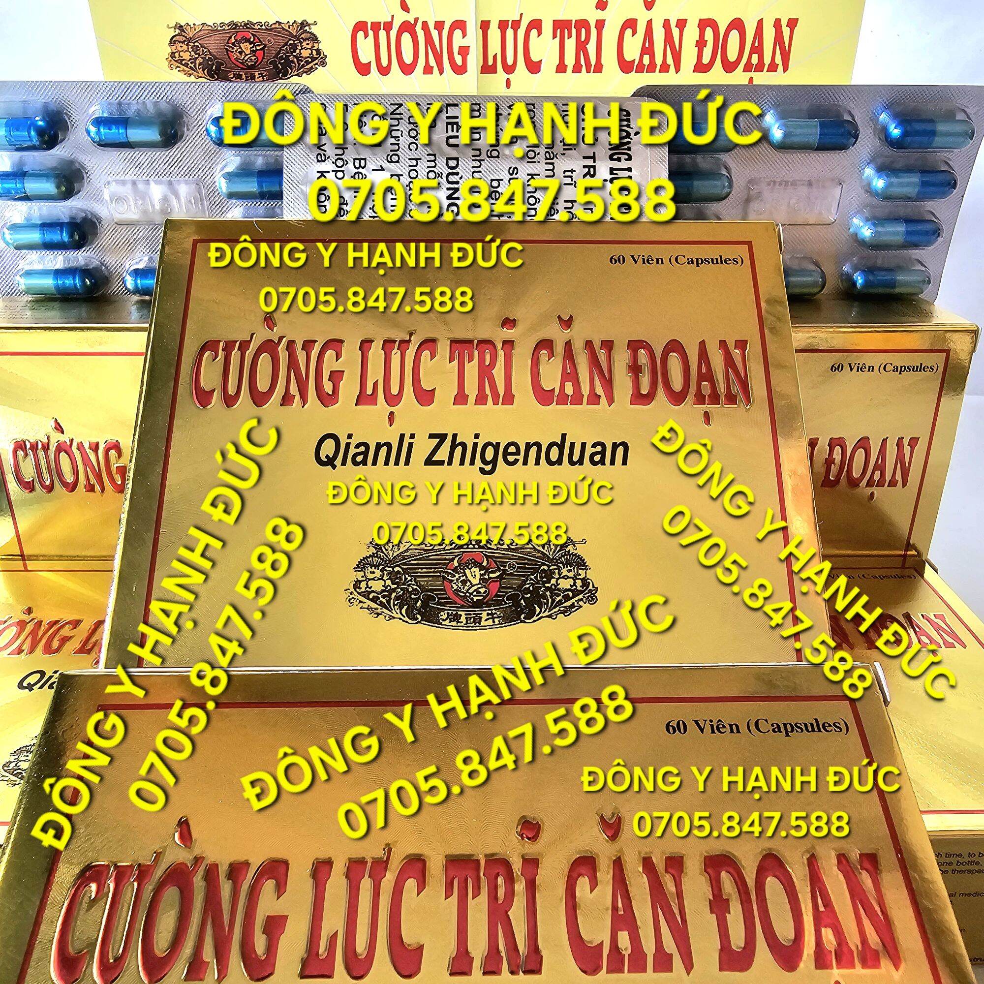 Cường lực trĩ căn đoạn. hộp vĩ 60 viên.