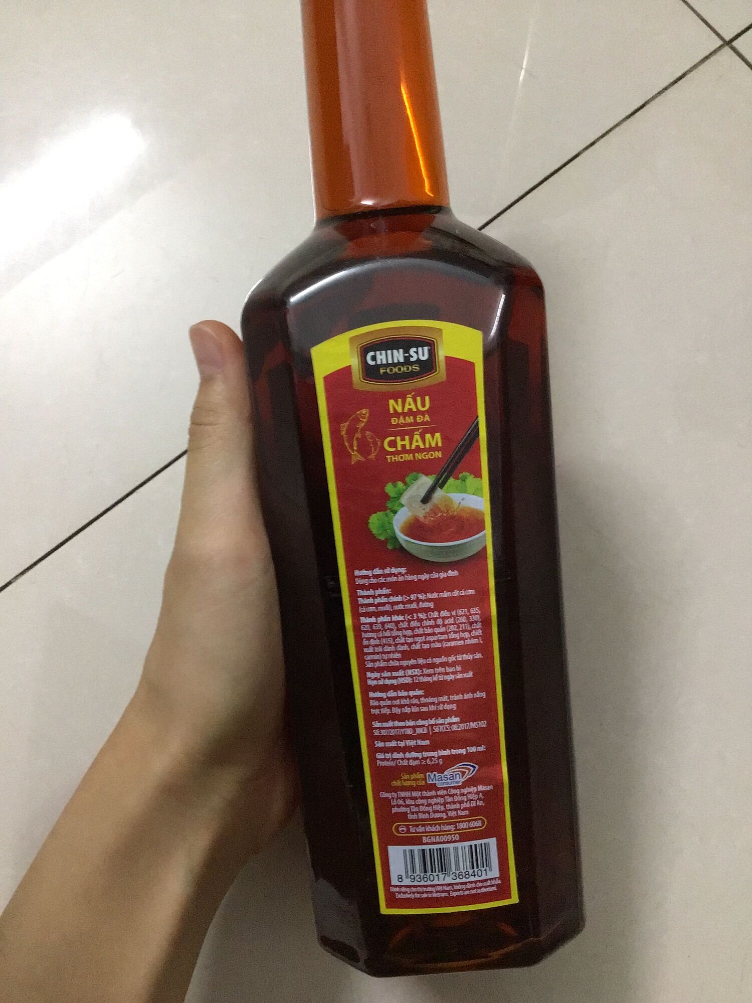 Nước mắm Nam Ngư chai 900ml