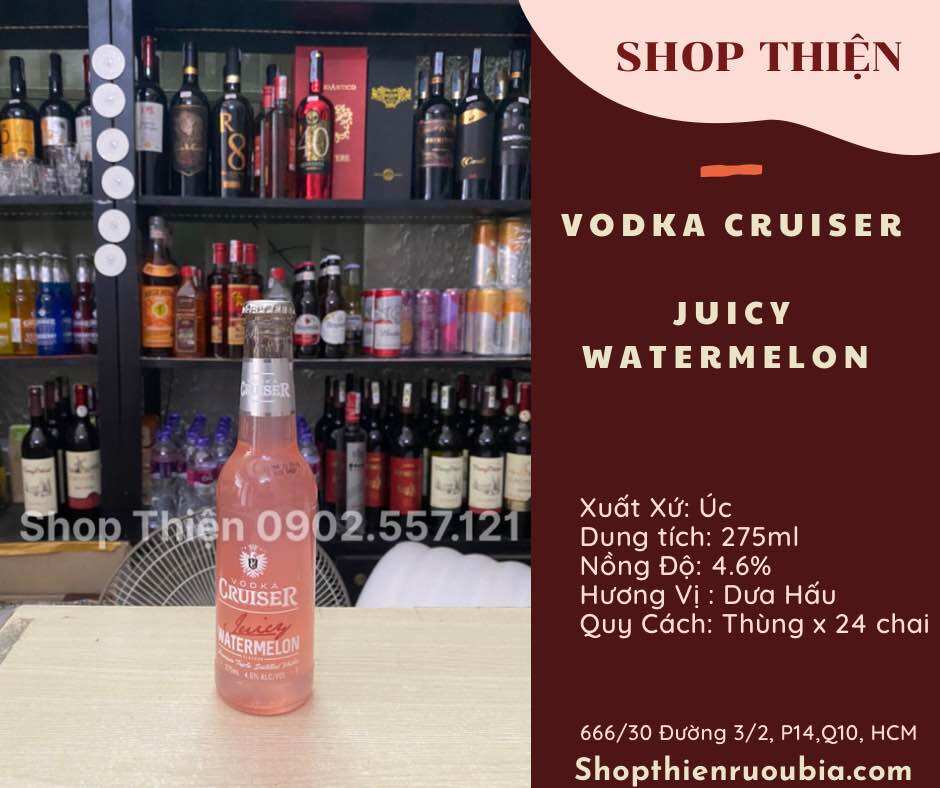 Nước trái cây lên úc cruiser 4.5% 275ml- vị dưa hấu