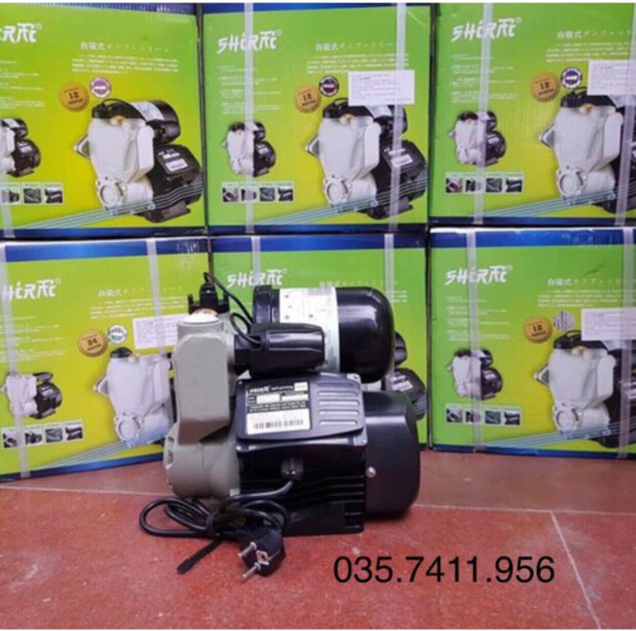 Máy bơm tăng áp tự động shirai jlm 1500a