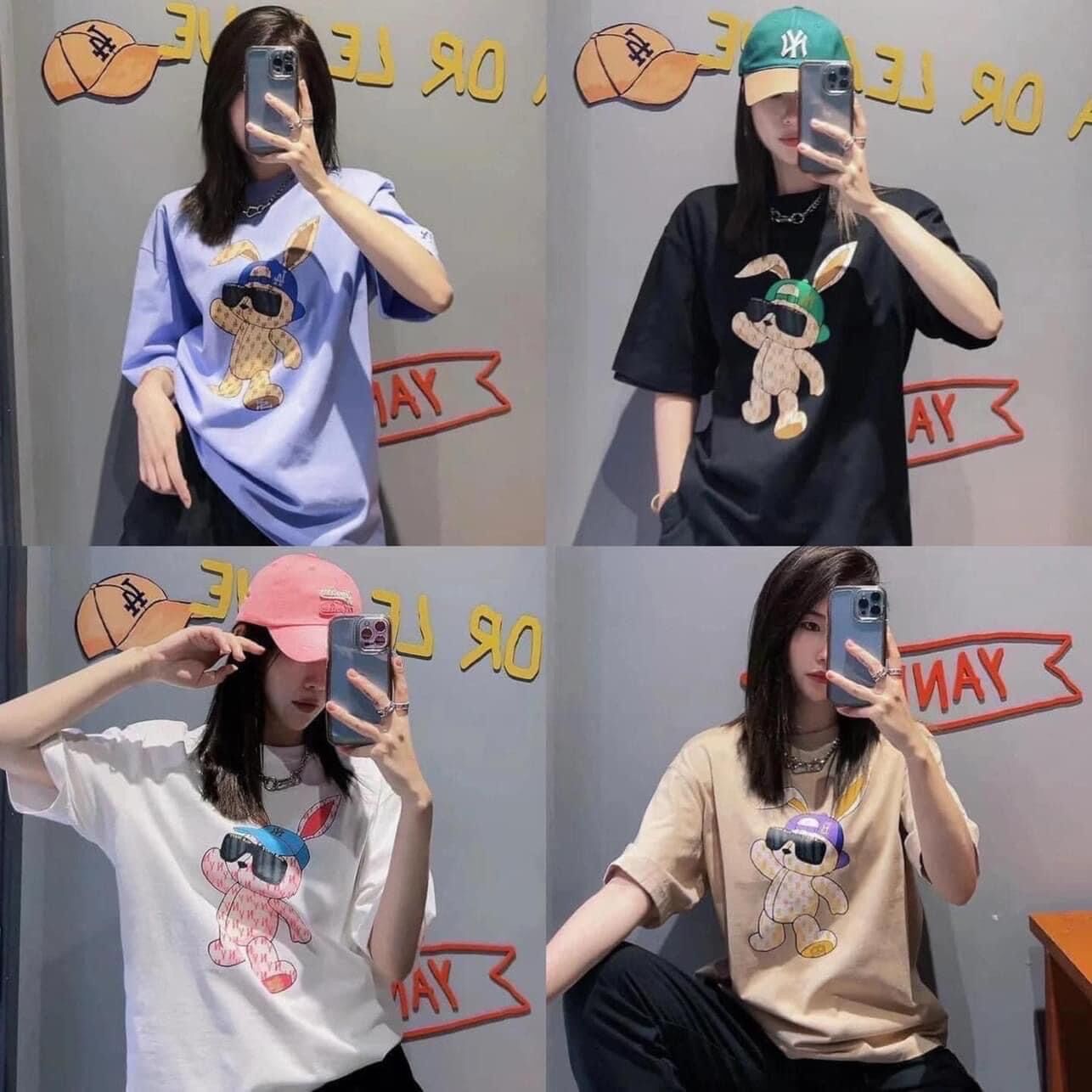 Anu358 - áo phông nữ mlb thỏ ny