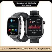 High Precision Health Monitoring Smart Watch with Blood Glucose, Lipid, Uric Acid, Blood Pressure, ECG, SpO2, Heart Rate Monitoring and Remote Alarm