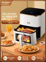 SHENBEN | Máy Chiên Không Dầu Thông Minh Dung Lượng Lớn với Cửa Sổ Xem