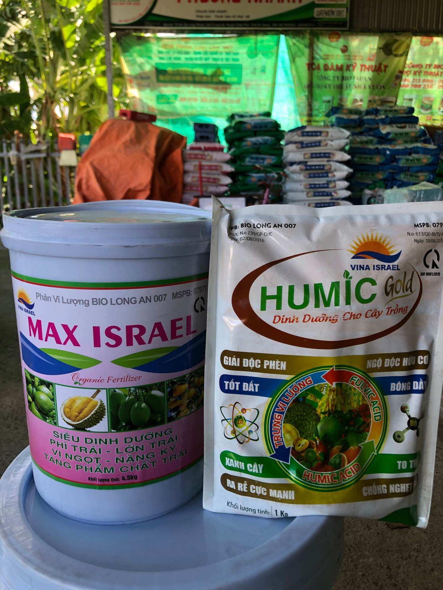 Phân bón Max Israel xô 4,5 ký [Siêu dinh dưỡng, lớn trái, phì trái]
