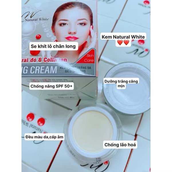Bộ sản phẩm Natural white dưỡng trắng da