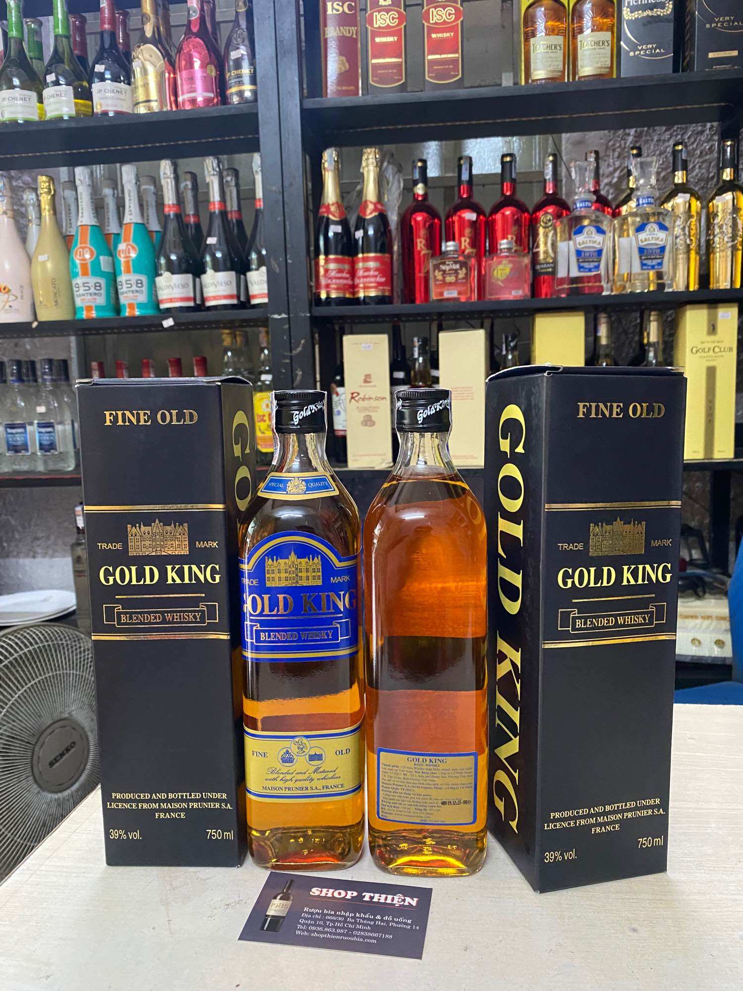 GOLD KING Blend Whisky 39% 750ml