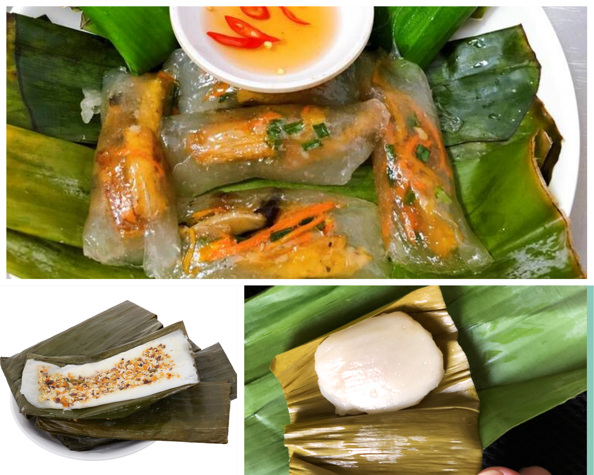 Bánh lọc chay, set 50 bánh sống