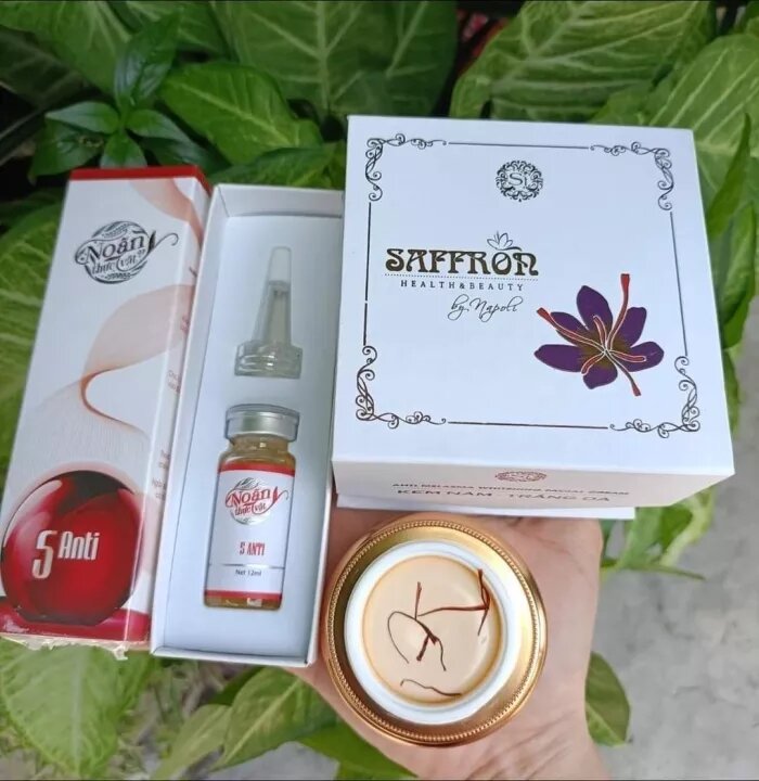 [Chính Hãng] Combo Kem Face Saffron Napoli + Serum Noãn Thực Vật