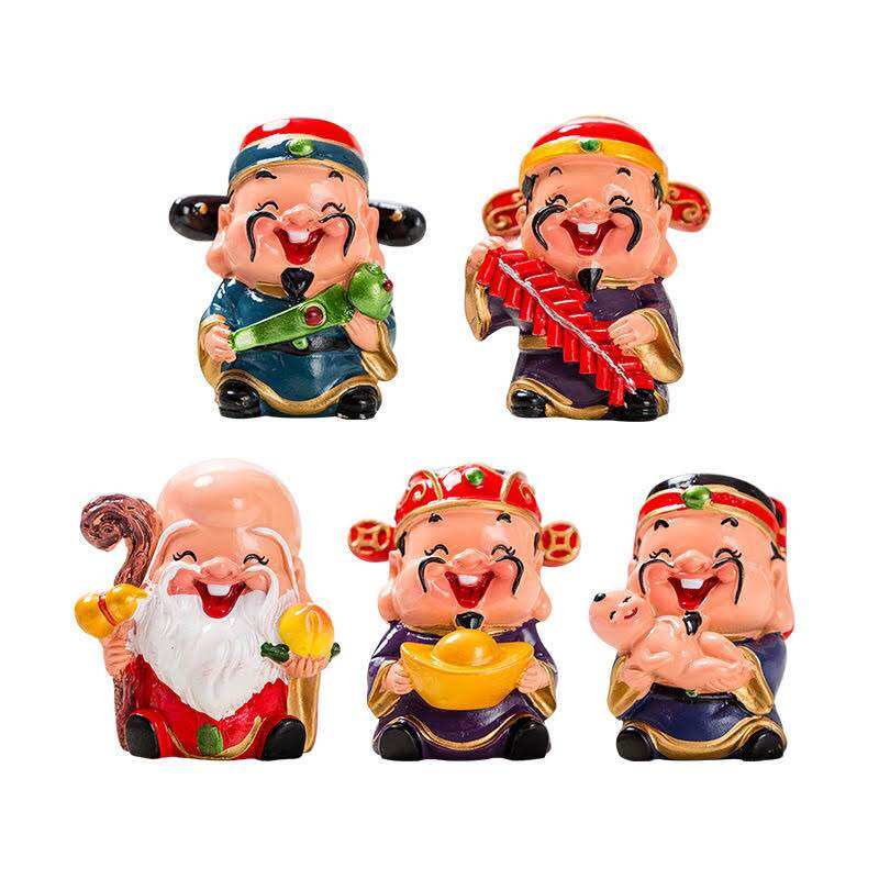 Bộ 5 Tượng Hỷ Phúc Lộc Thọ Tài