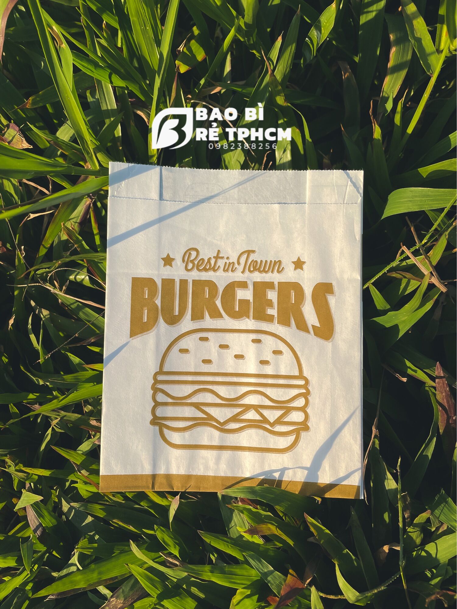 Túi Đựng Bánh Hamburger 100 Túi H1