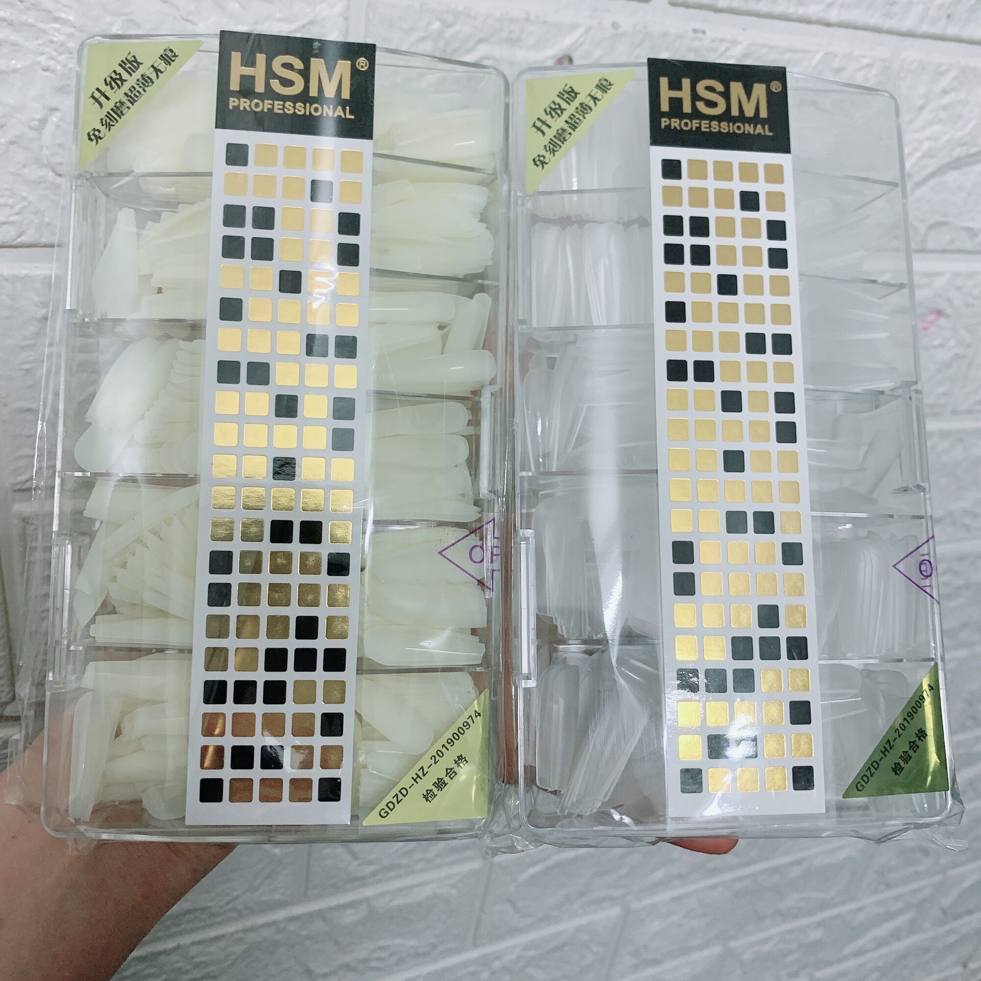 Móng úp hsm lẻ size 56789, móng úp nhám lẻ size