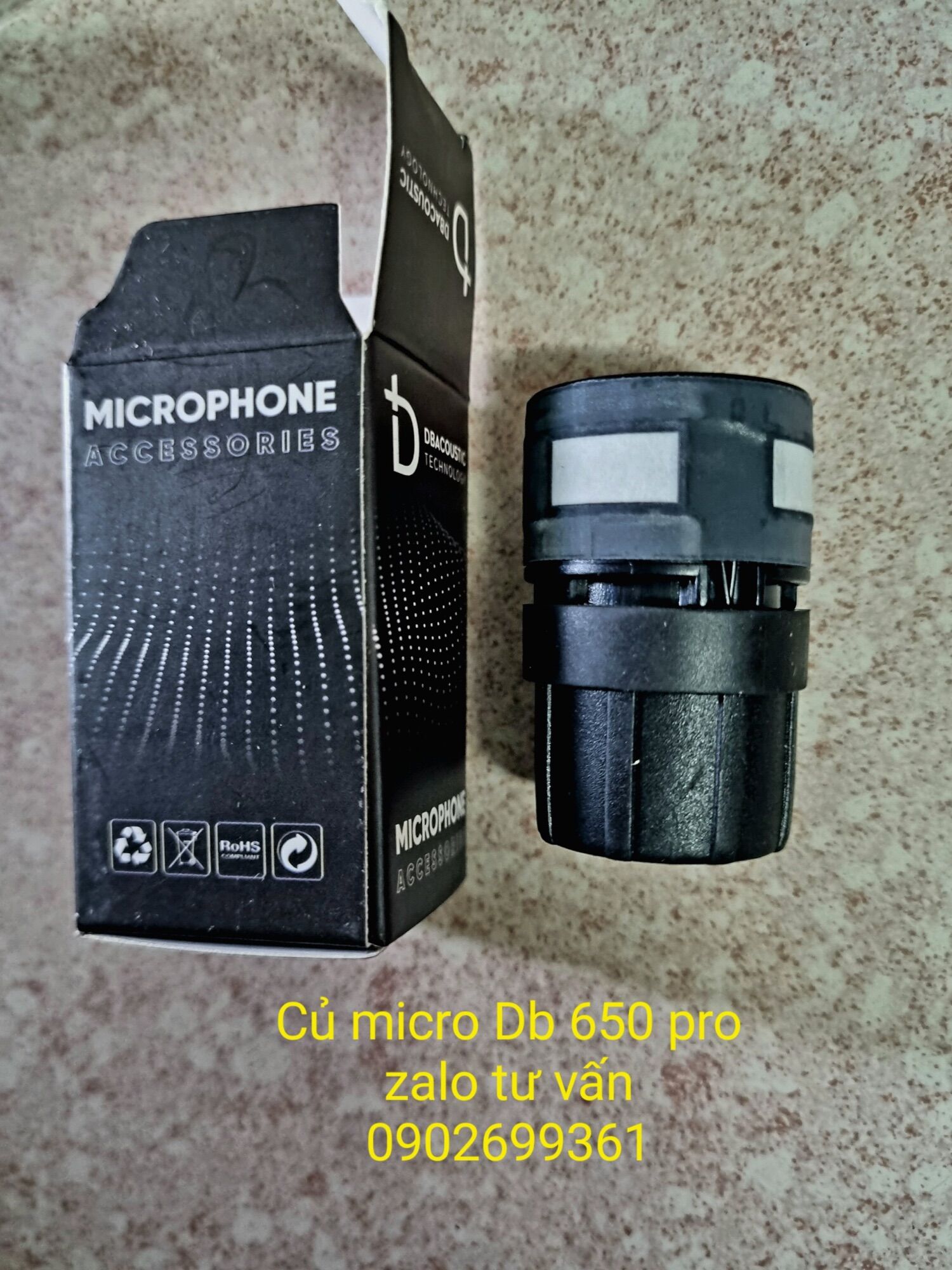 Củ micro db 650 pro từ neo dòng vip của db acoustic