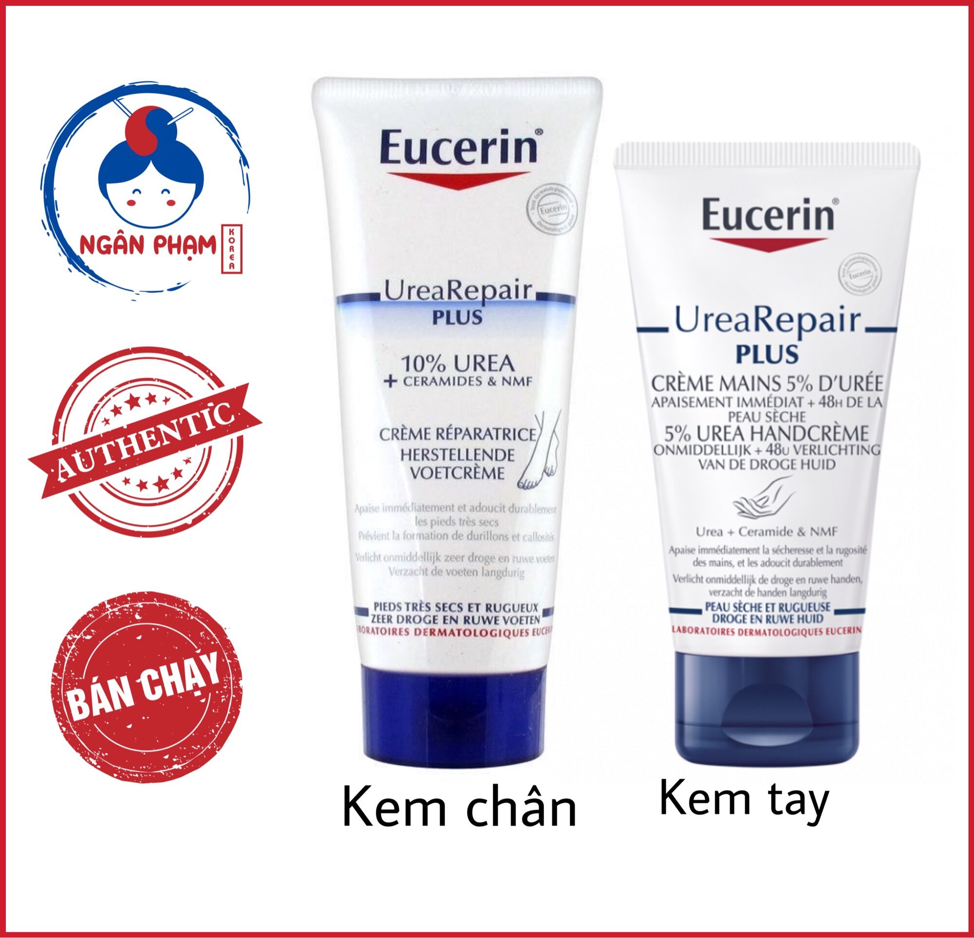Kem dưỡng da tay, da chân eucerin