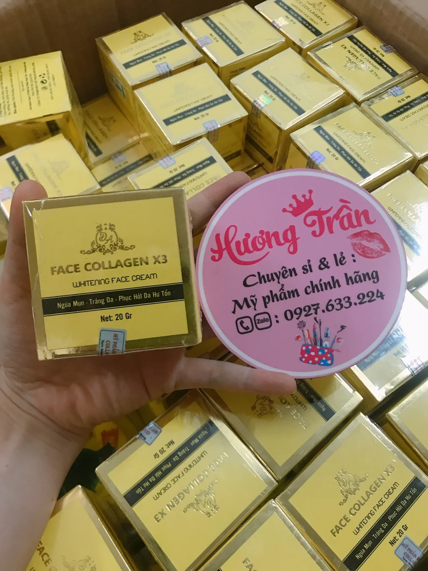 Kem face collagen X3 Đông Anh