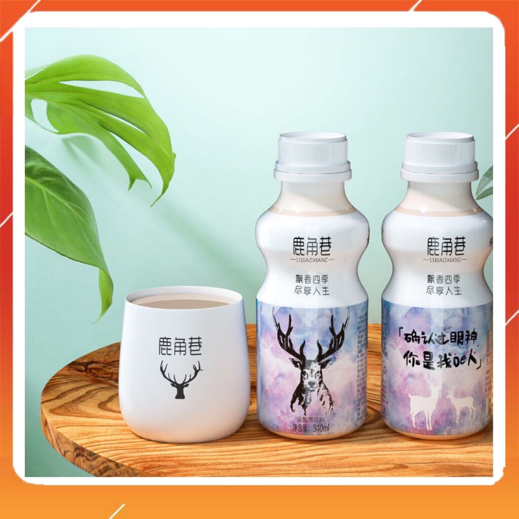 Trà sữa pha sẵn The Alley, trà sữa con hươu vị hồng trà, ô long, trà sữa nội địa Đài Loan hot hit diêu ngon