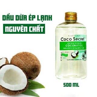 Dầu Dừa Nguyên Chất Coco Secret 500ML