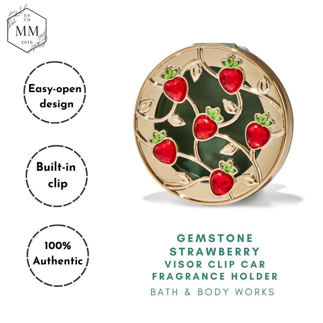 Moomoocos Kẹp đựng tinh dầu treo xe Bath & Body Works kẹp gương kẹp khe gió