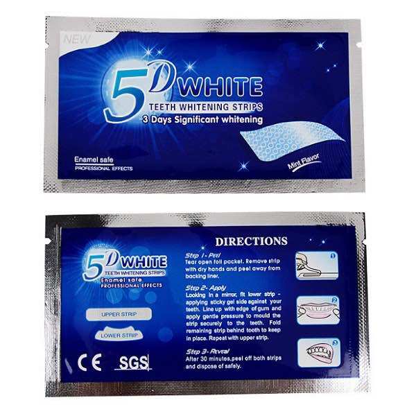 Miếng dán trắng răng 5D White thuộc dòng sản phẩm White cam kết sản phẩm đúng mô tả chất lượng đảm bảo