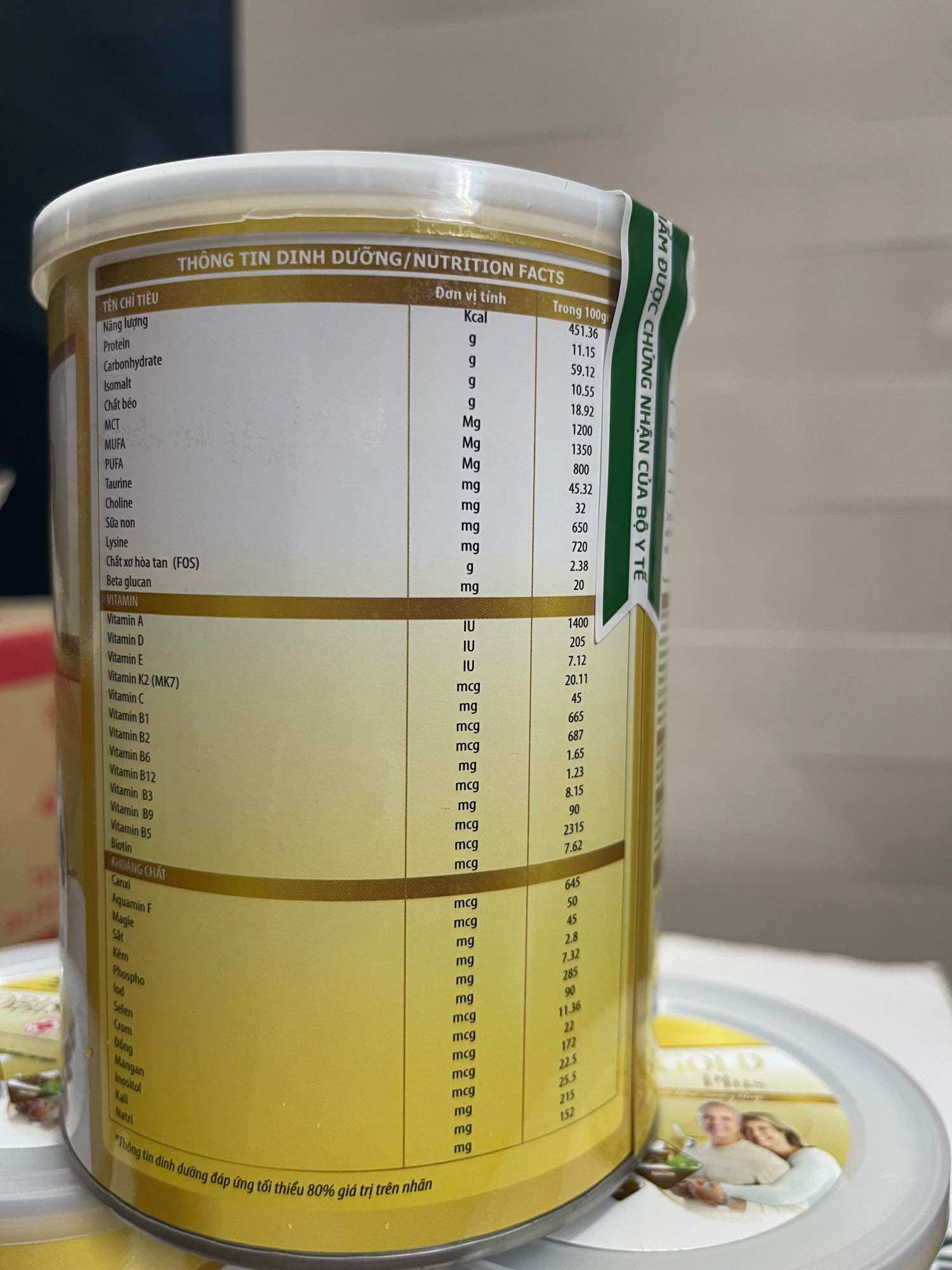 Sữa hạt xương khớp 400gr  OBISURE GOLD Plus ( CHÍNH HÃNG ) date mới 2025