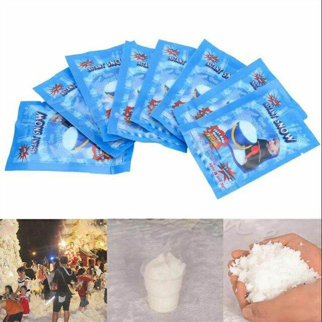Gói tuyết xanh bông bạc làm tuyết giả, slime mây