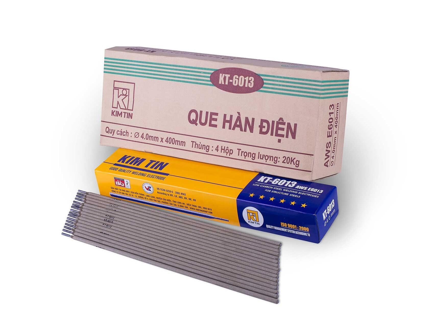 Que hàn sắt, hàn điện Kim Tín 2.5 ly, 3.2 ly (Bán lẻ)