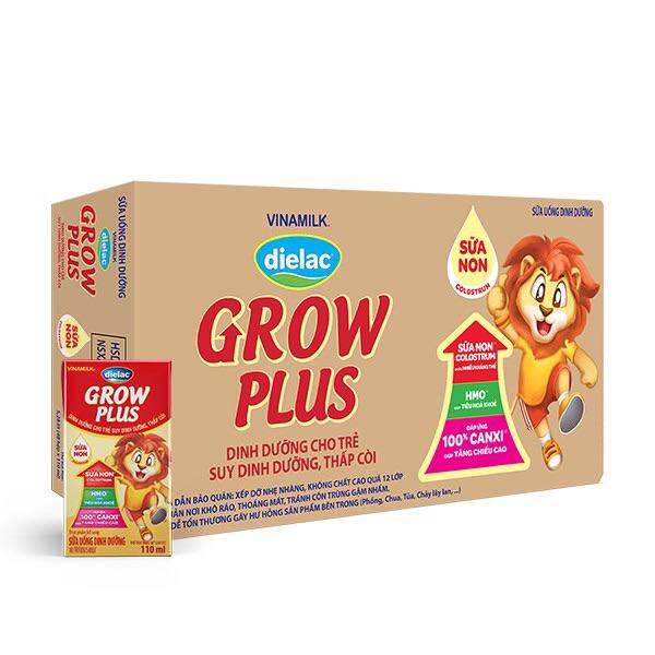 Sữa Bột Pha sẵn Dielac Growplus đỏ 110ml