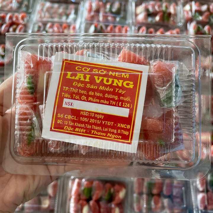 Nem Chua Lai Vung (10 Chiếc/Hộp)