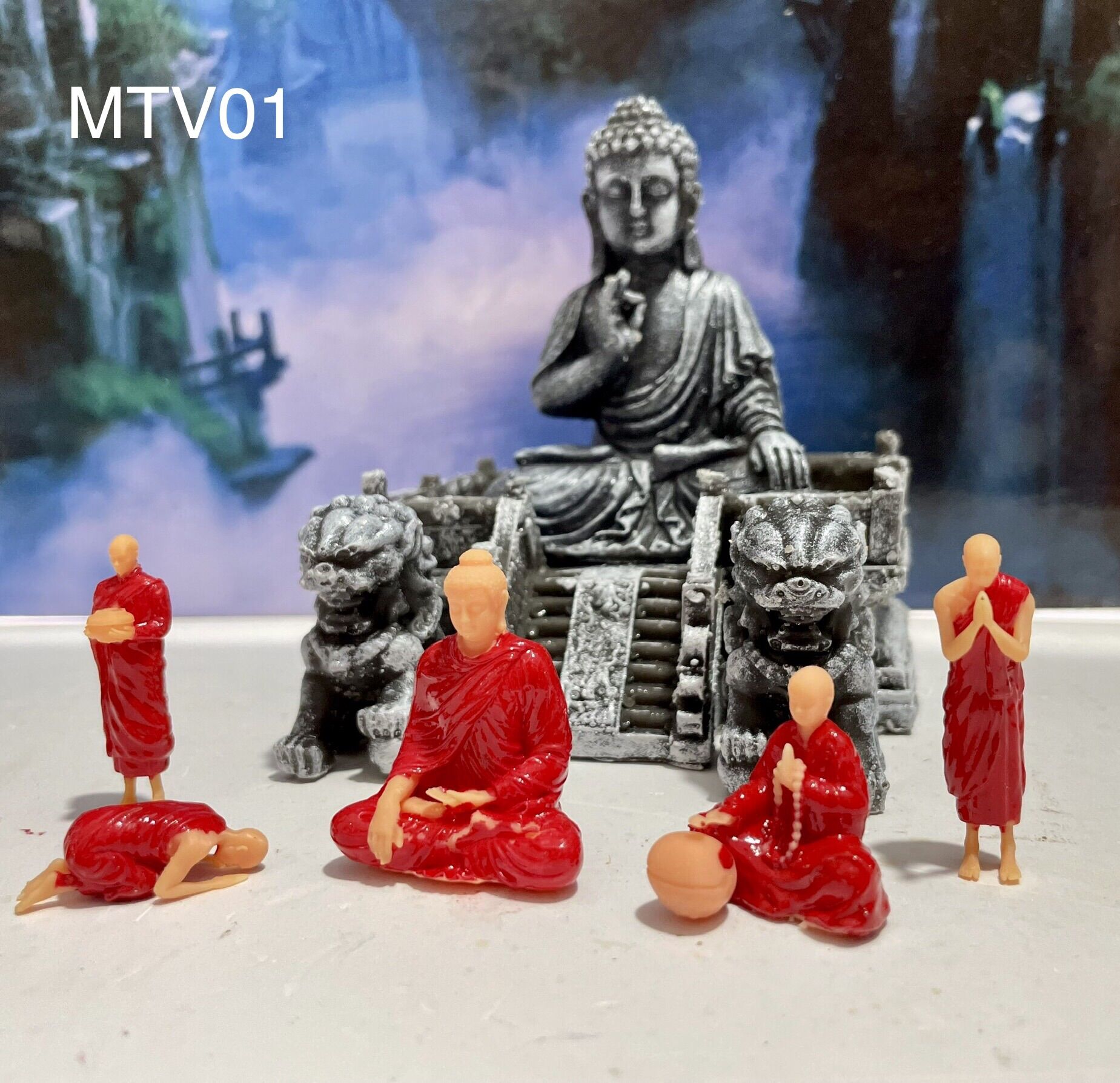 Combo phụ kiện trang trí tiểu cảnh, hồ cá, non bộ, sân vườn Giá  190,000 Đồng*Miễn phí vận chuyển