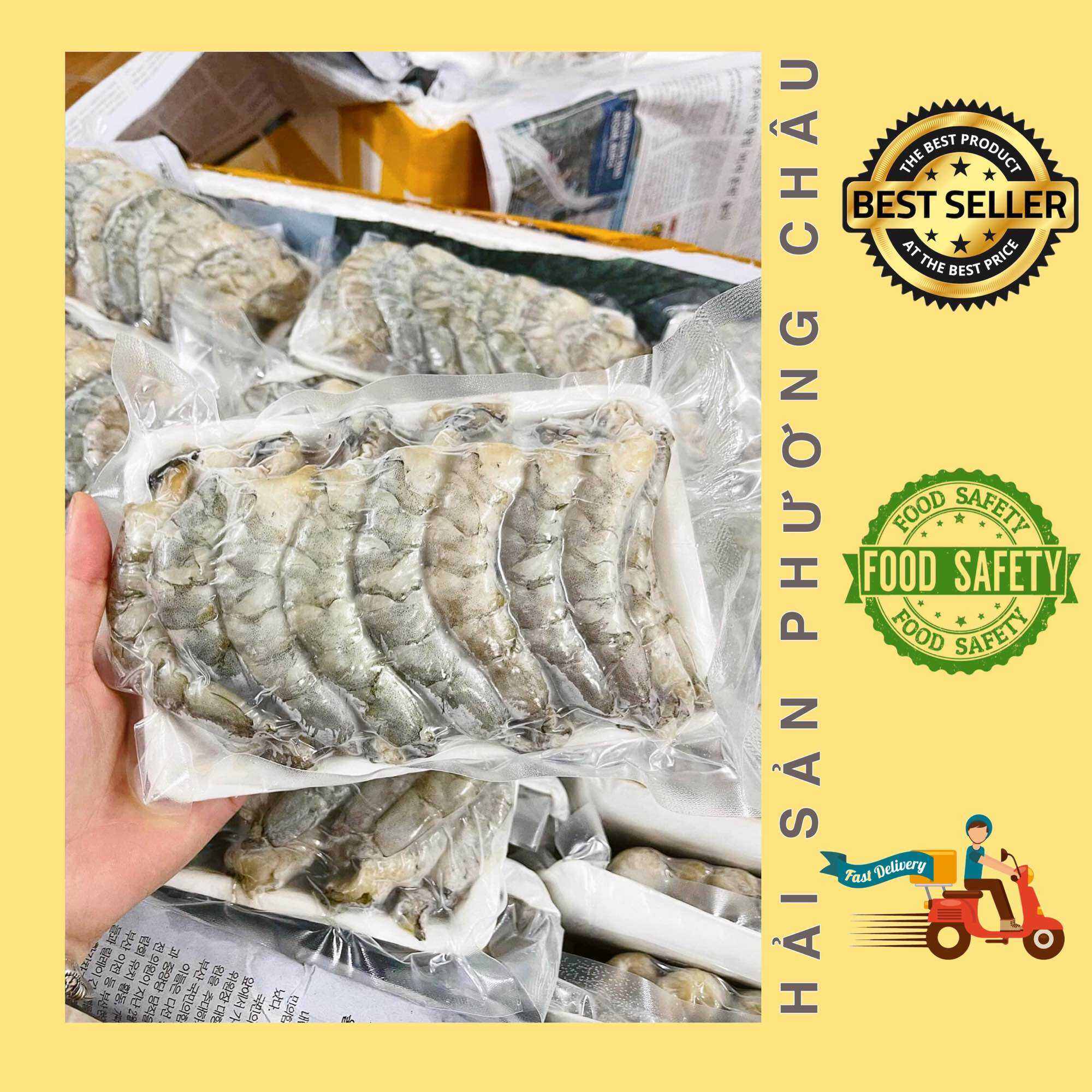 Nõn tôm thẻ lớn 500g