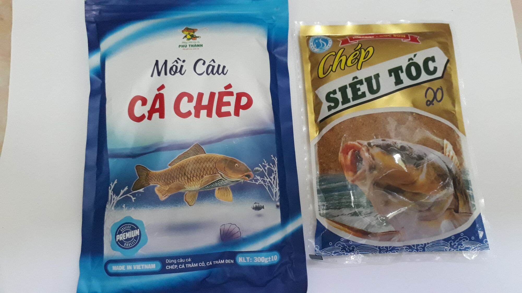 Combo 2 Gói Mồi Câu Cá Chép và Mồi Câu Chép Siêu Tốc (Cặp Đôi Hoàn Hảo Để Câu Cá Chép)c