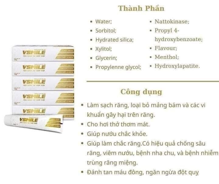 [HCM]Vsmile Vinalink Group - Kem đánh răng chống đột quỵ