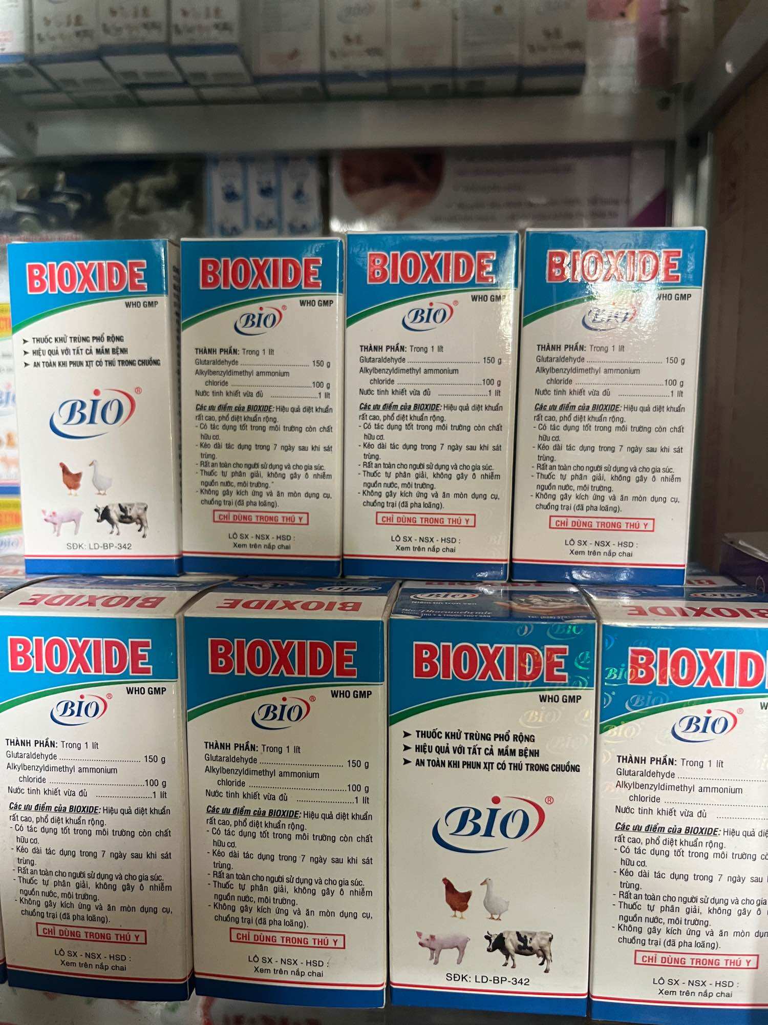 Bioxide 60ml Sát trùng chuồng trại