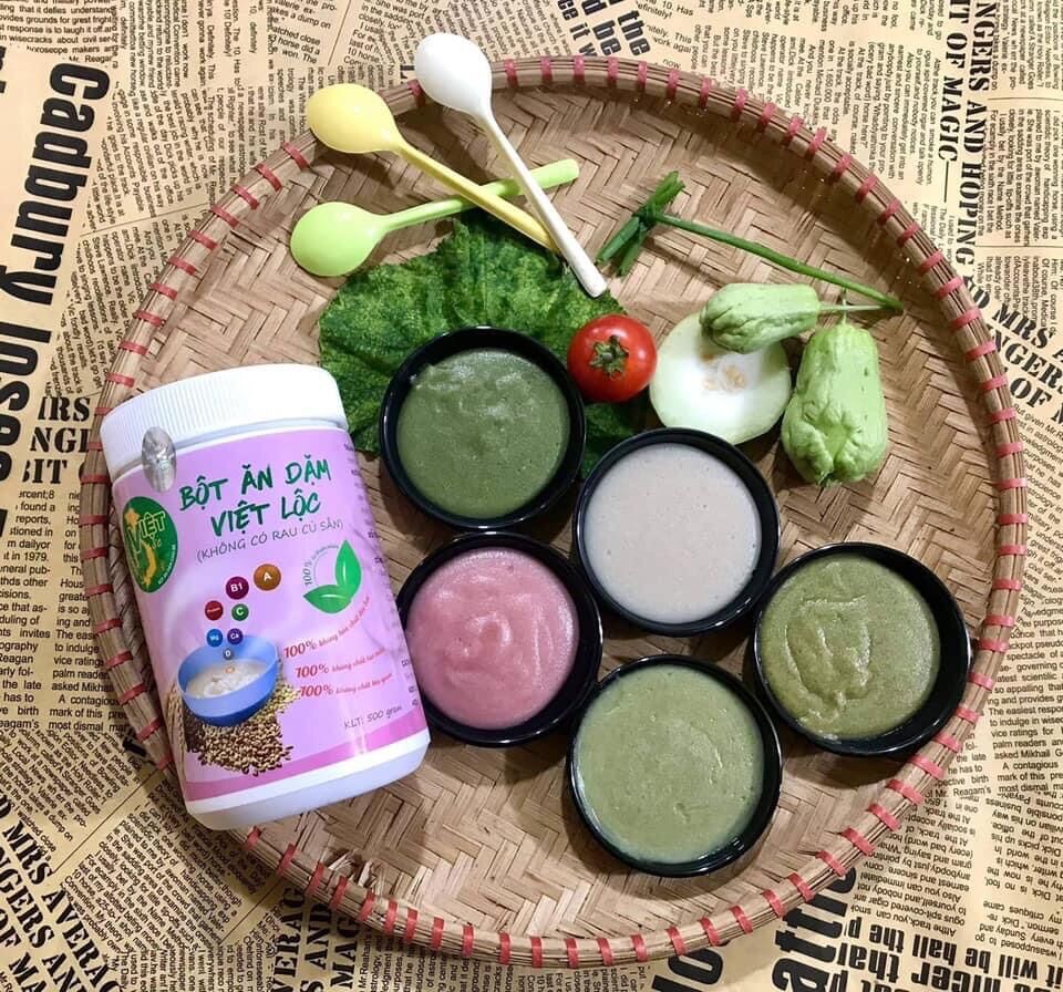 Bột ăn dặm Việt Lộc 500g
