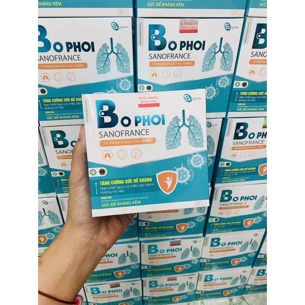 Bổ phổi sano hộp 20 ống dùng được cho mọi đối tượng, hương dưa gang