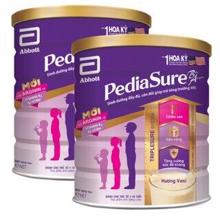 Combo 2 hộp sữa pediasure 1,6kg
