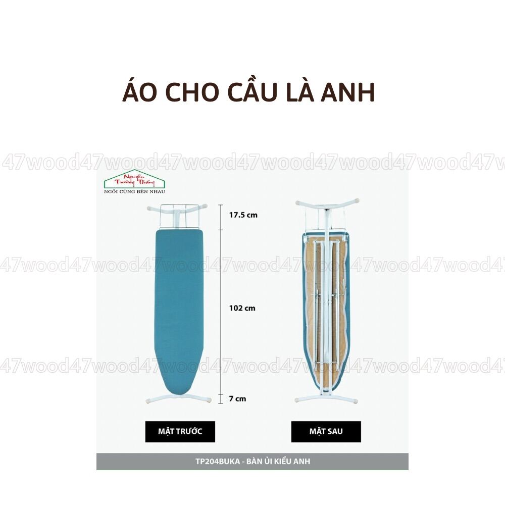 ÁO BỌC CẦU LÀ QUẦN ÁO 47WOOD - ÁO BỌC BÀN ĐỂ ỦI