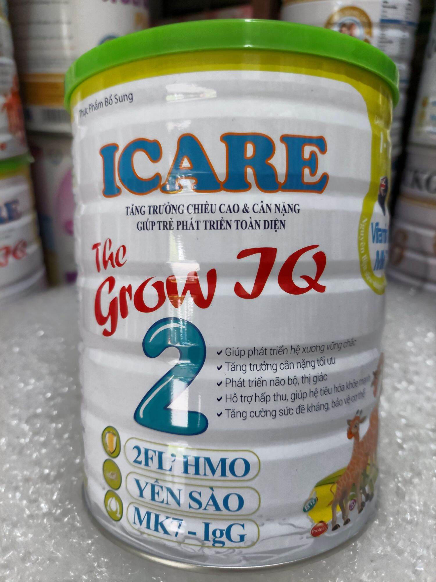 sữa icare grow 1-10 850g hsd 2024