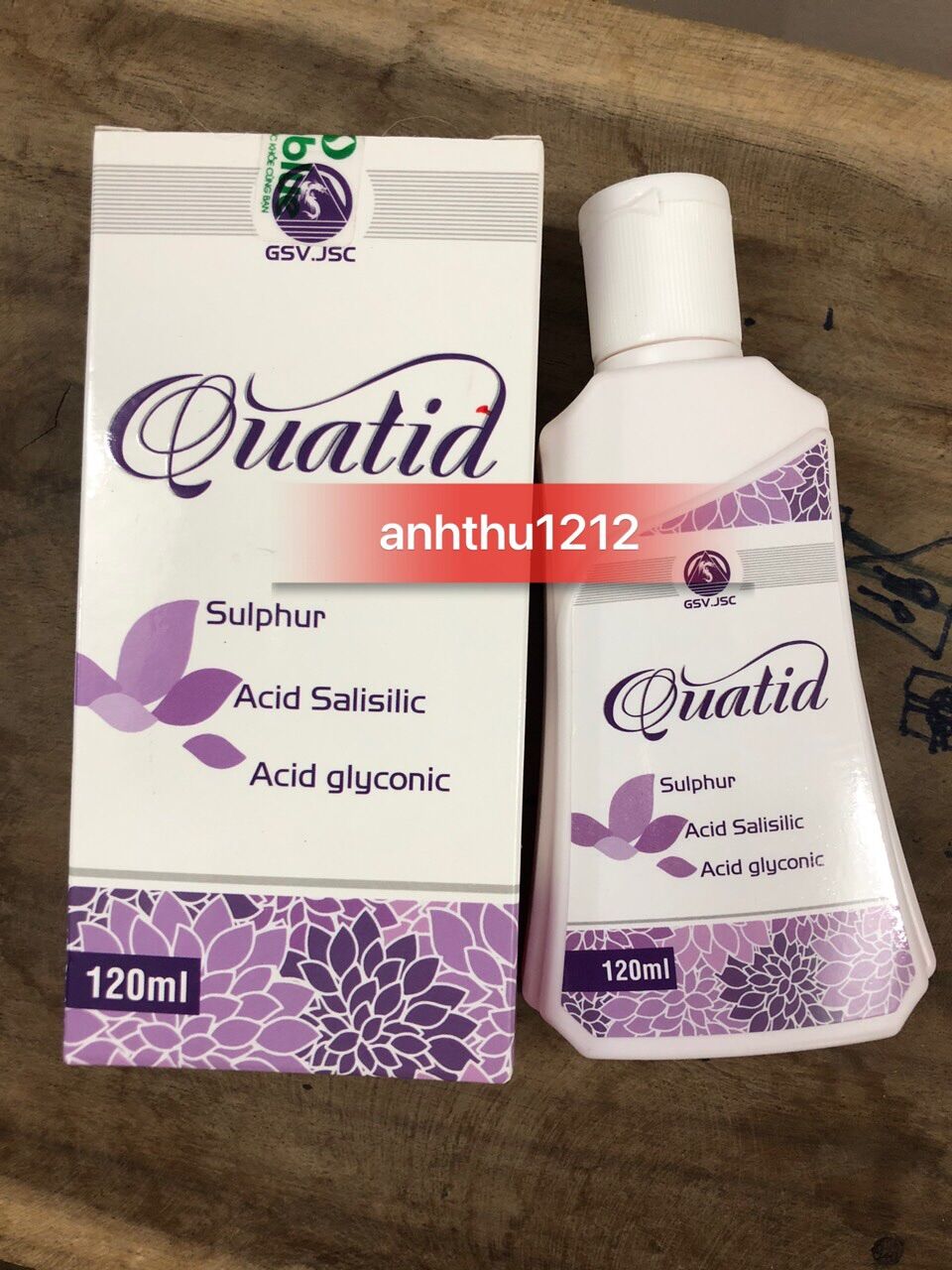 Sữa rửa mặt cho da mụn và dầu Quatid