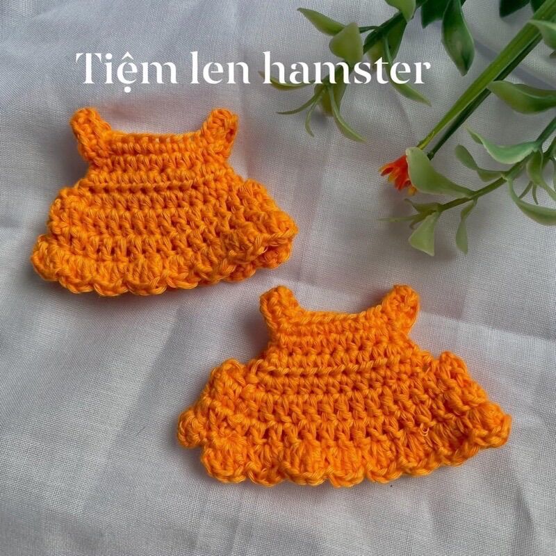 Váy cho hamster đầm bánh bèo