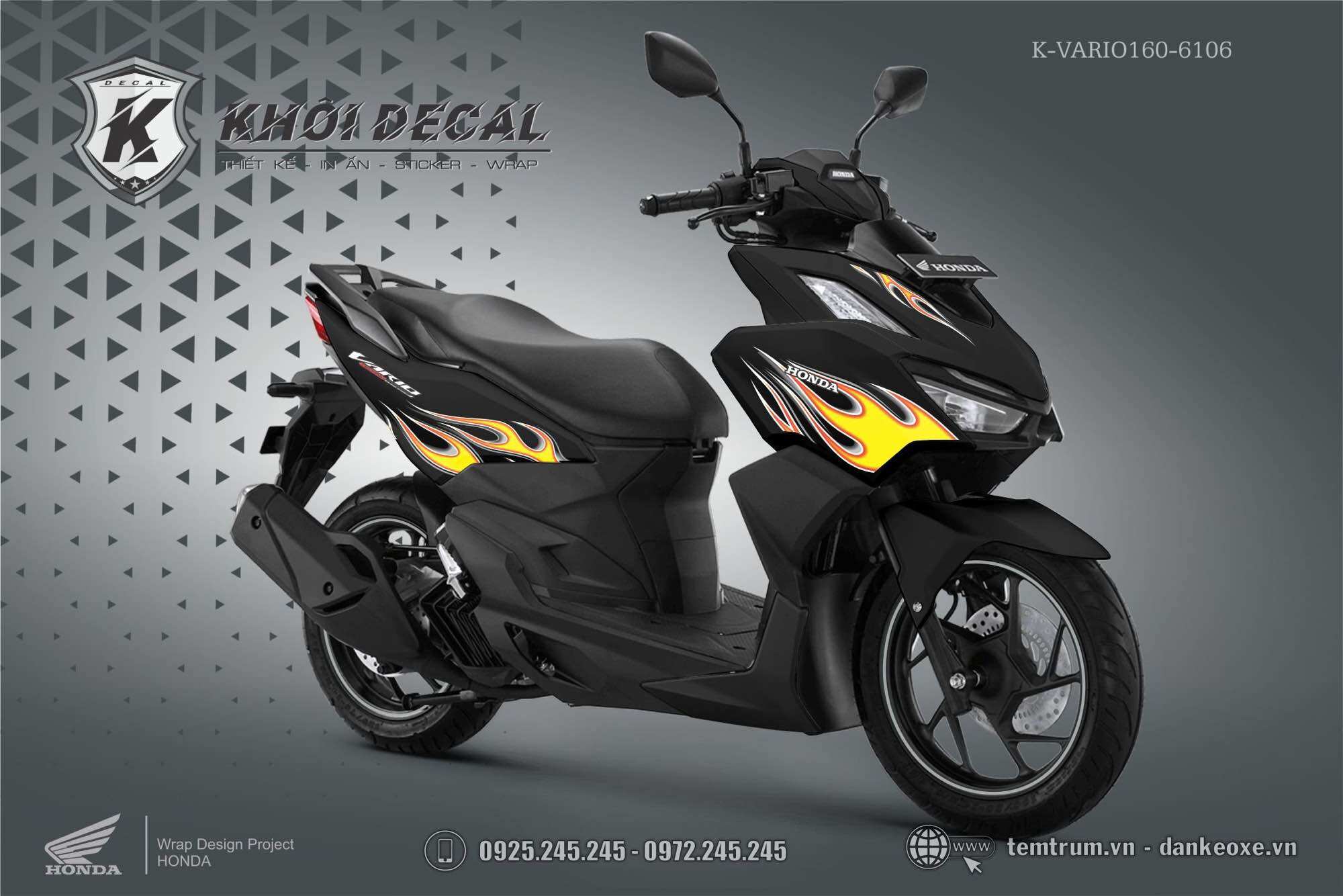 Tem Vario 160 decal cao cấp