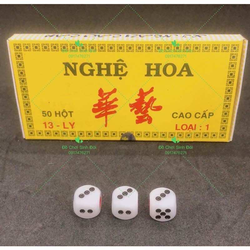 Xí ngầu nghệ hoa - combo 9 viên