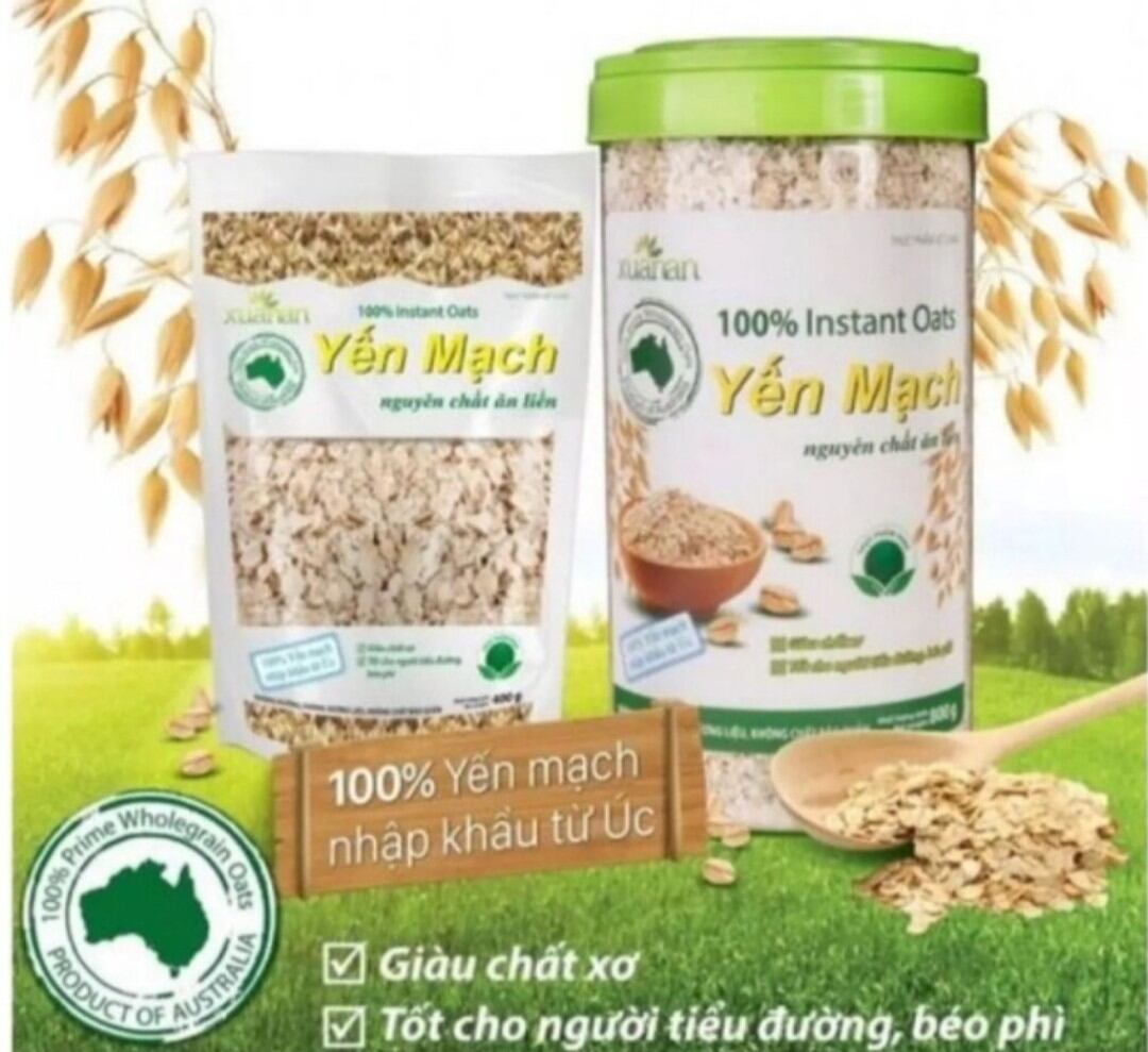 Yến mạch ăn liền hủ 800 gram