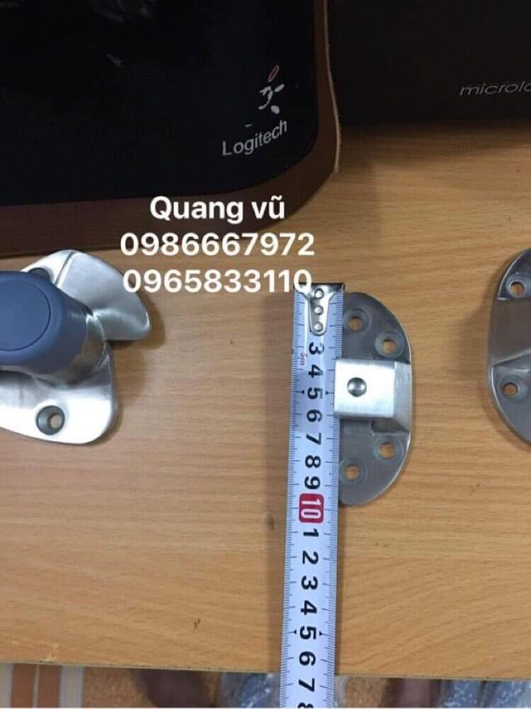 Tay khoá tủ cơm đôi loại xoay
