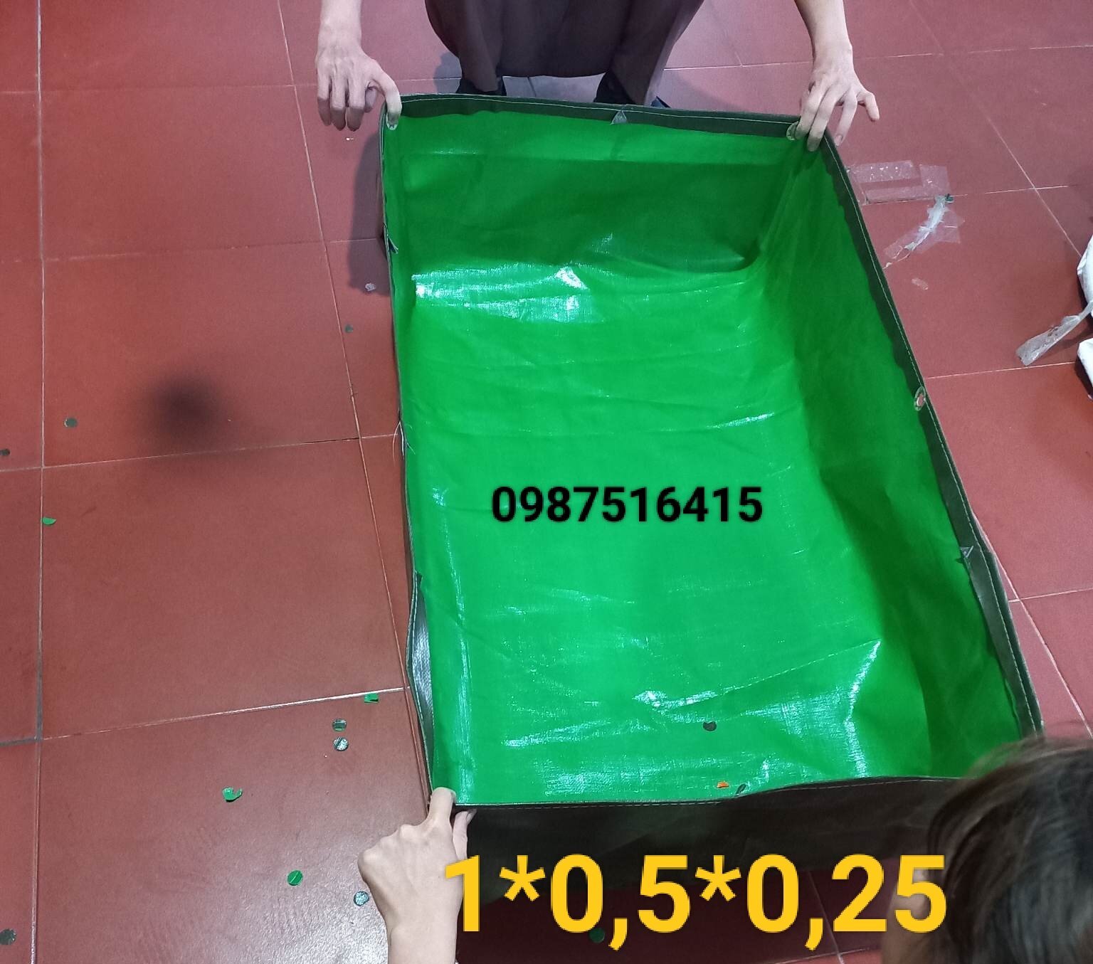 bể bạt nuôi ốc lươn ếch cá